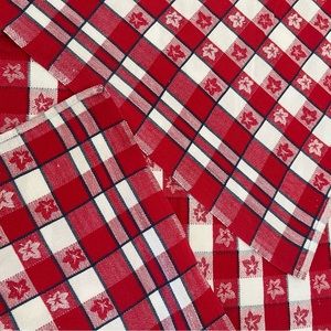 Vintage cotton tablecloth 42”x 70” great condition.